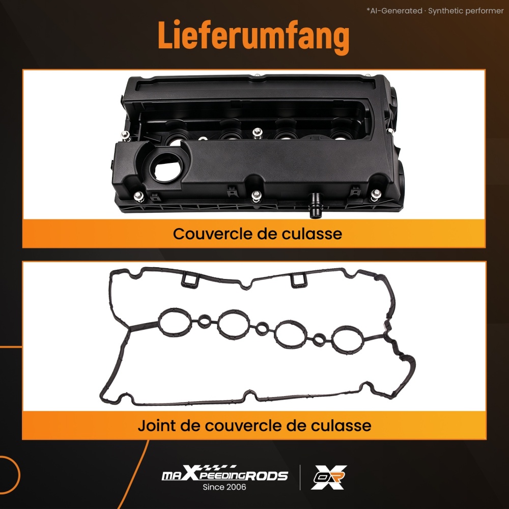 Valve CAM ROCKER COVER + GASKET compatible for VAUXHALL ASTRA H MK5 Z16XEP Z16XE1 24440090