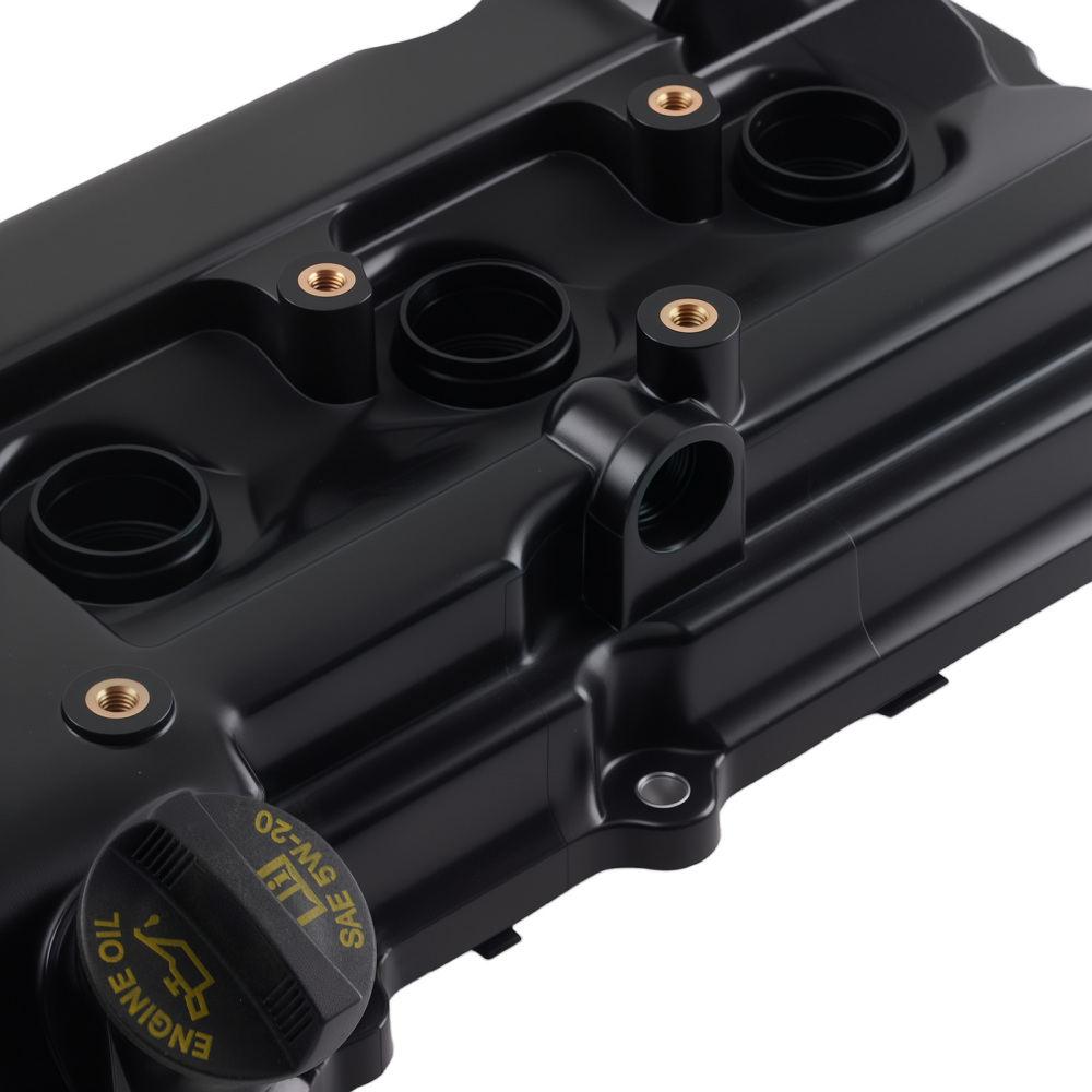 Black Engine Valve Cover compatible for Mitsubishi Mirage 1.2L 2014-2024 1035B156 73Cu