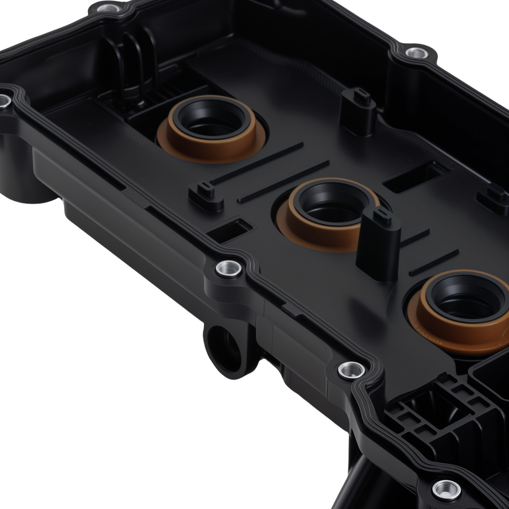 Black Engine Valve Cover compatible for Mitsubishi Mirage 1.2L 2014-2024 1035B156 73Cu