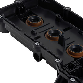 Black Engine Valve Cover compatible for Mitsubishi Mirage 1.2L 2014-2024 1035B156 73Cu