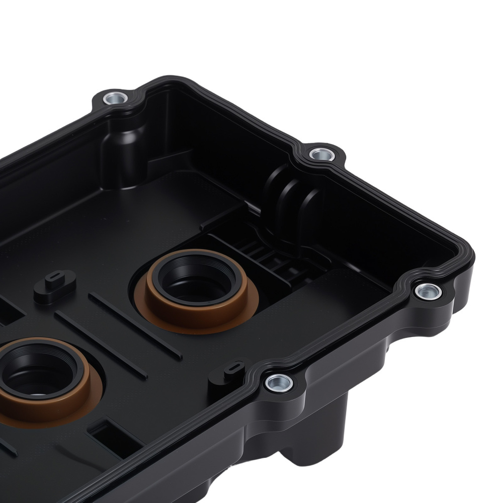 Black Engine Valve Cover compatible for Mitsubishi Mirage 1.2L 2014-2024 1035B156 73Cu
