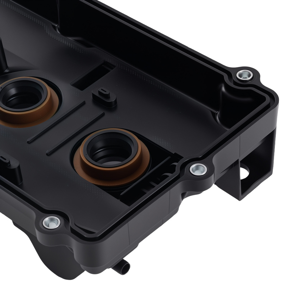 Black Engine Valve Cover compatible for Mitsubishi Mirage 1.2L 2014-2024 1035B156 73Cu