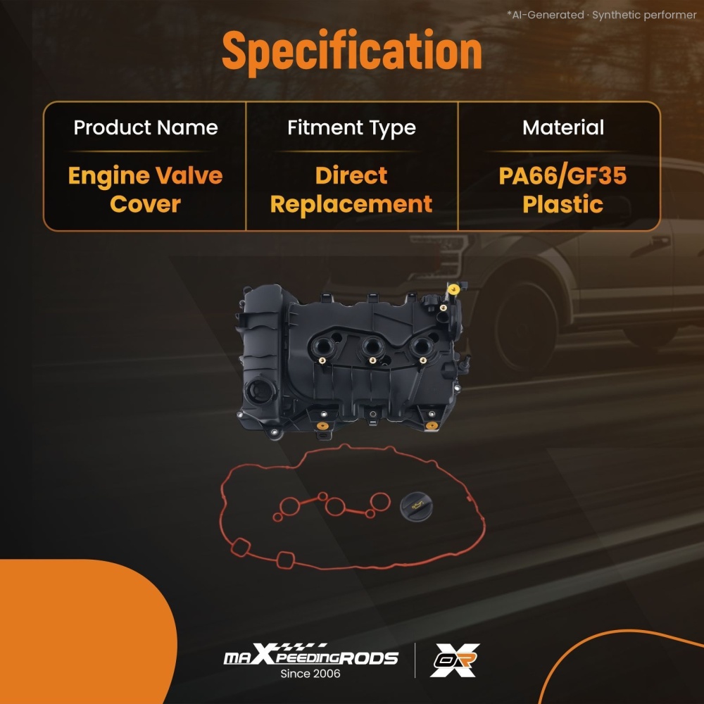 Engine Valve Cover compatible for Citroen C1 1.2 VTi 2014+ 9677855380 9811067580