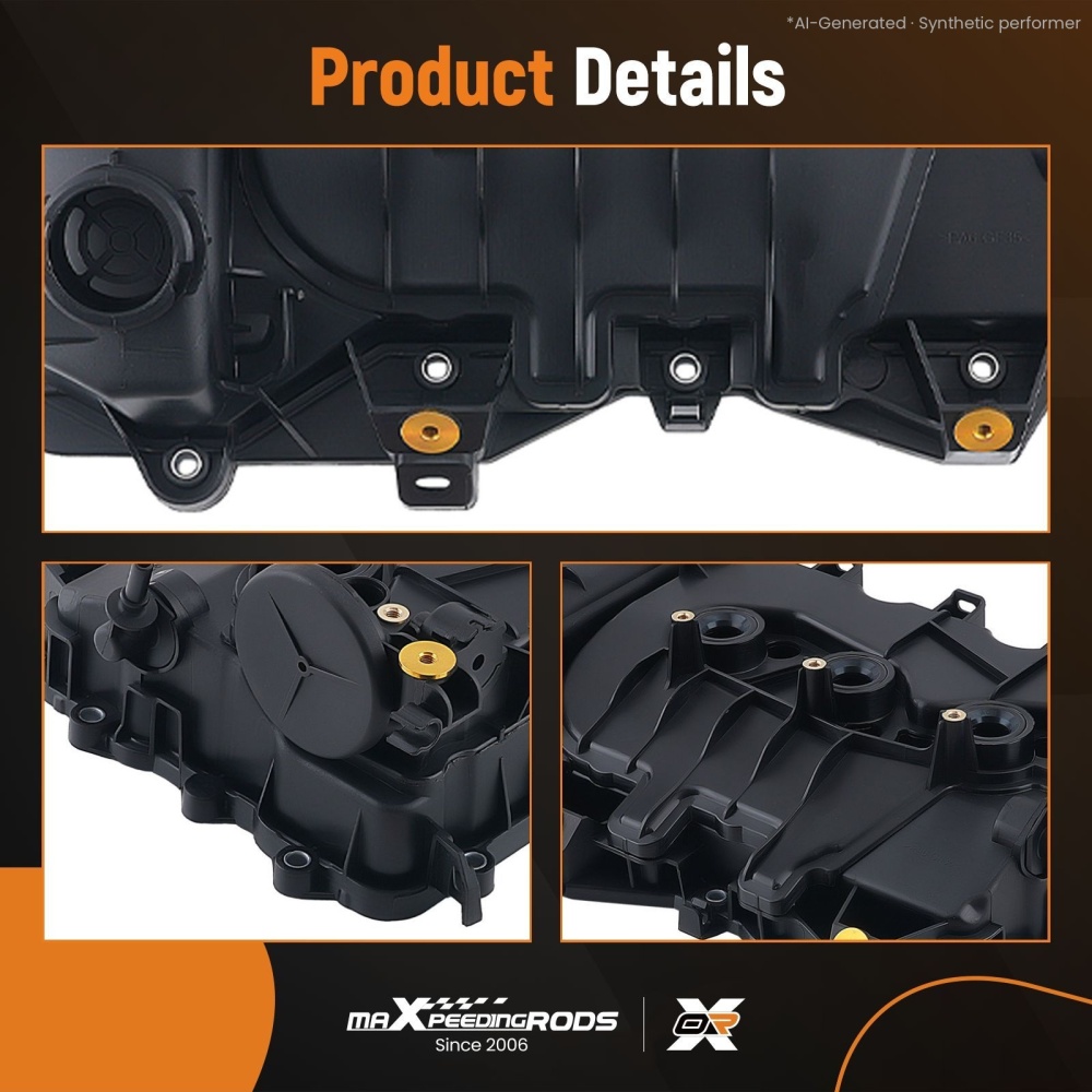 Engine Valve Cover compatible for Citroen C1 1.2 VTi 2014+ 9677855380 9811067580