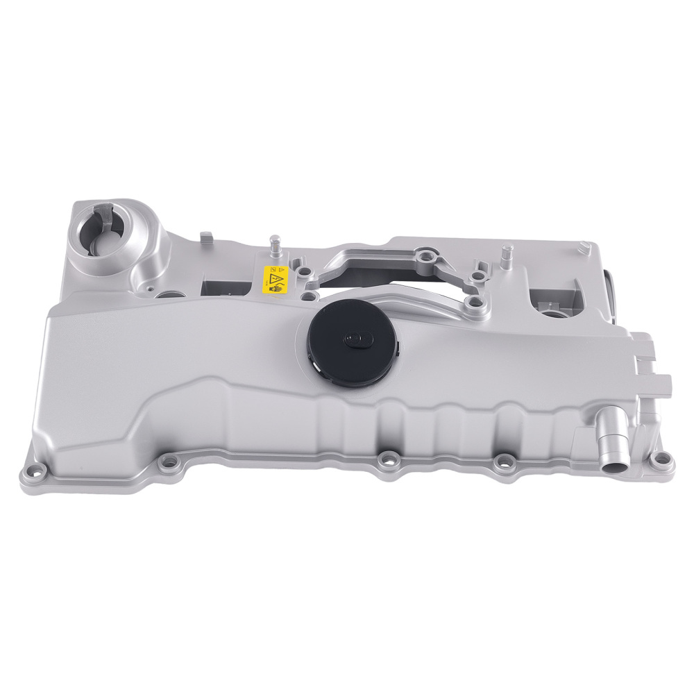 Engine Valve Cover compatible for BMW 318i 118i L4 2.0L 11127555212 Silver Aluminum