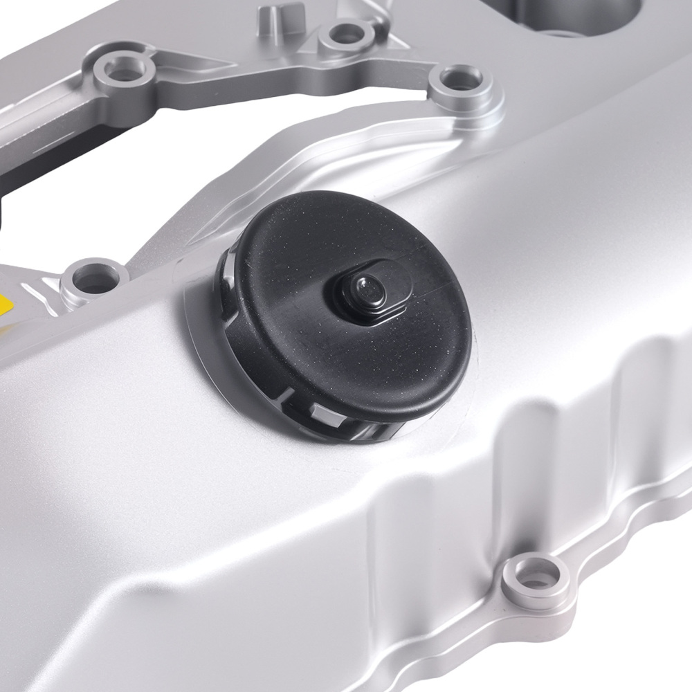 Engine Valve Cover compatible for BMW 318i 118i L4 2.0L 11127555212 Silver Aluminum