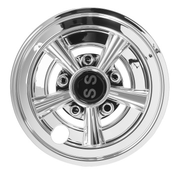 8 Inch ABS Wheel Covers Hub Caps compatible for EZGO Yamaha Club Car compatible for Golf Cart Wheels 4pcs