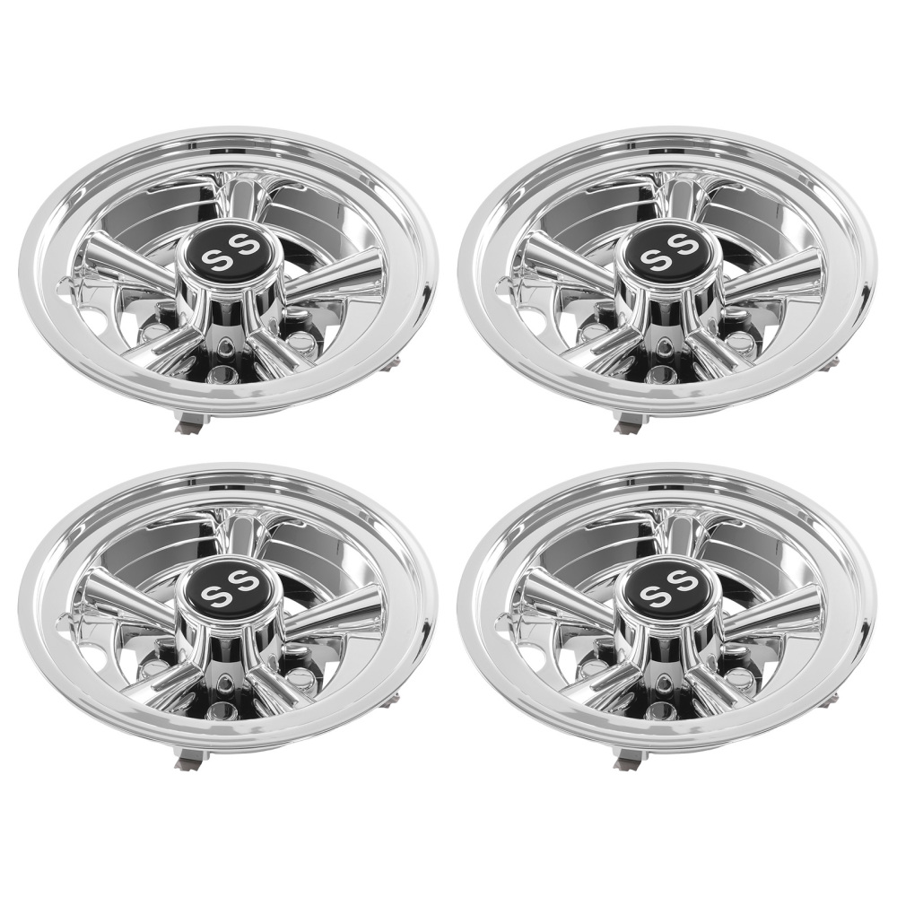 8 Inch ABS Wheel Covers Hub Caps compatible for EZGO Yamaha Club Car compatible for Golf Cart Wheels 4pcs