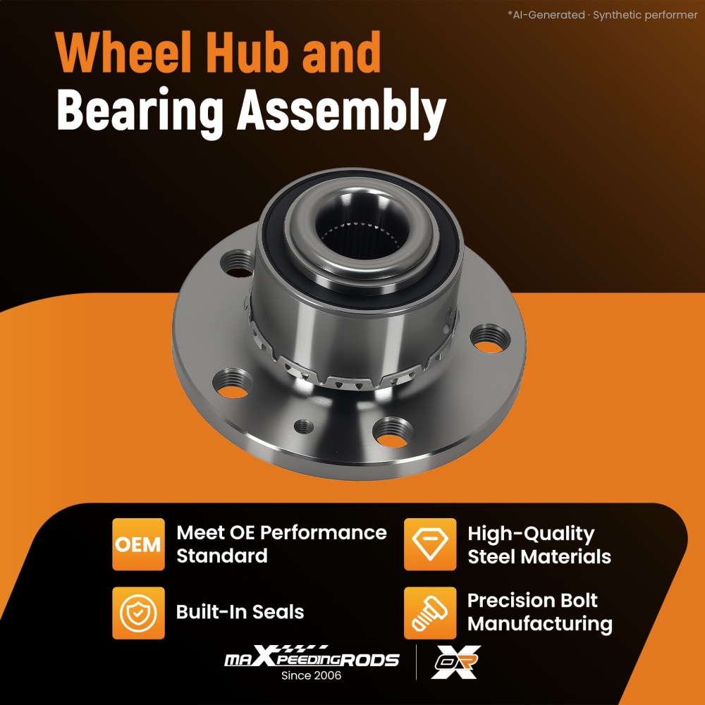 Front Wheel Bearing compatible for Seat Ibiza compatible for Skoda Fabia compatible for VW Polo 1999-2022 VKBA3569
