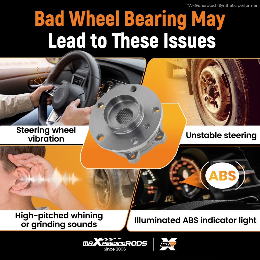 FRONT WHEEL BEARING HUB KIT compatible for BMW X5 X6 E70 E71 E72 31206779735 31206795959