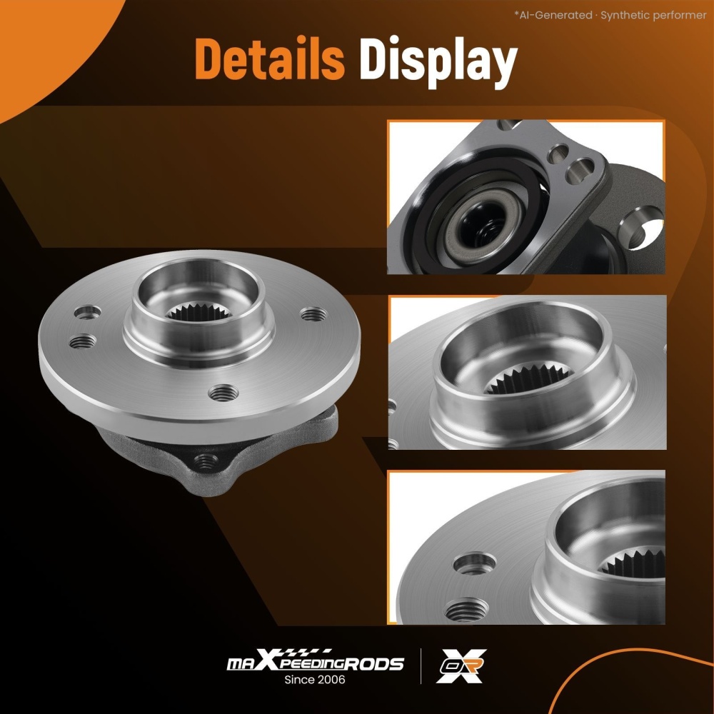 Wheel Bearing Hub Front compatible for BMW MINI ONE COOPER WORKS R50 R52 R53 31226756889