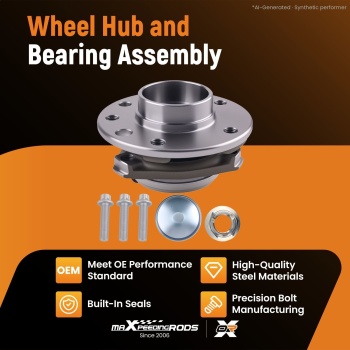 Front Hub Wheel Bearing KitAbs Sensor compatible for Opel Zafira B B 2005-2015 MPV New