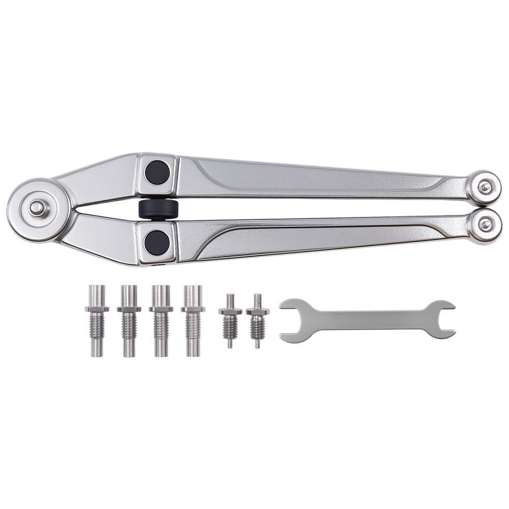 Adjustable Pin Wrench Spanner Top Hole Gland Nut Wheel Pulley 25/32” – 3-15/16