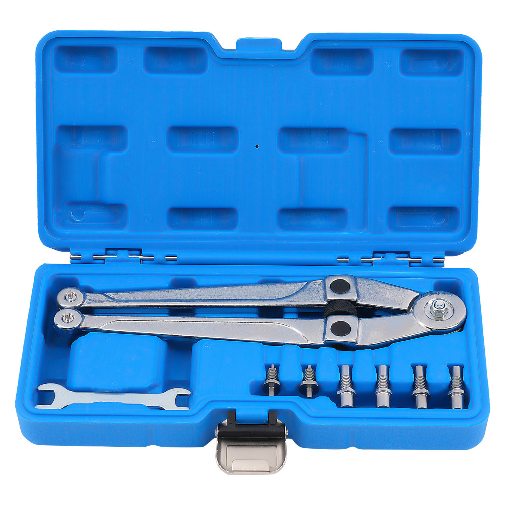 Adjustable Pin Wrench Spanner Top Hole Gland Nut Wheel Pulley 25/32” – 3-15/16