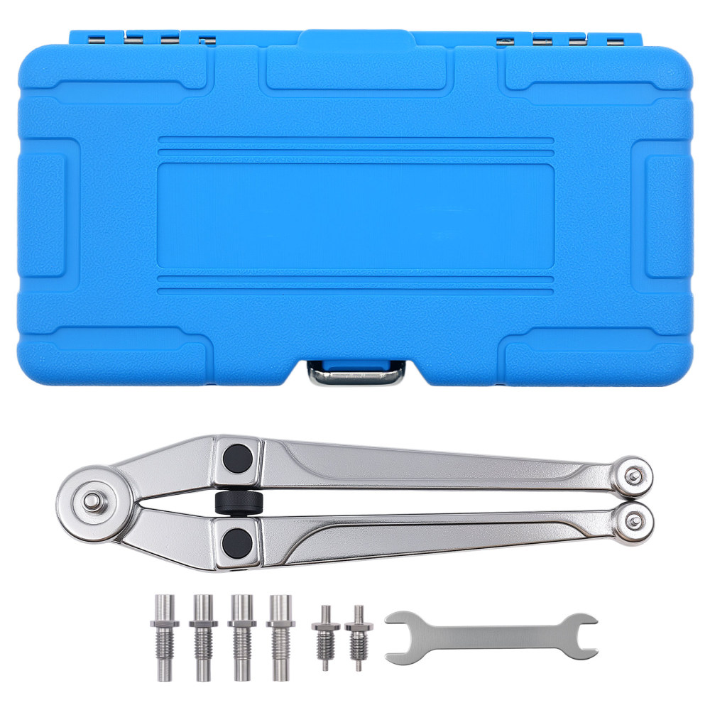 Adjustable Pin Wrench Spanner Top Hole Gland Nut Wheel Pulley 25/32” – 3-15/16