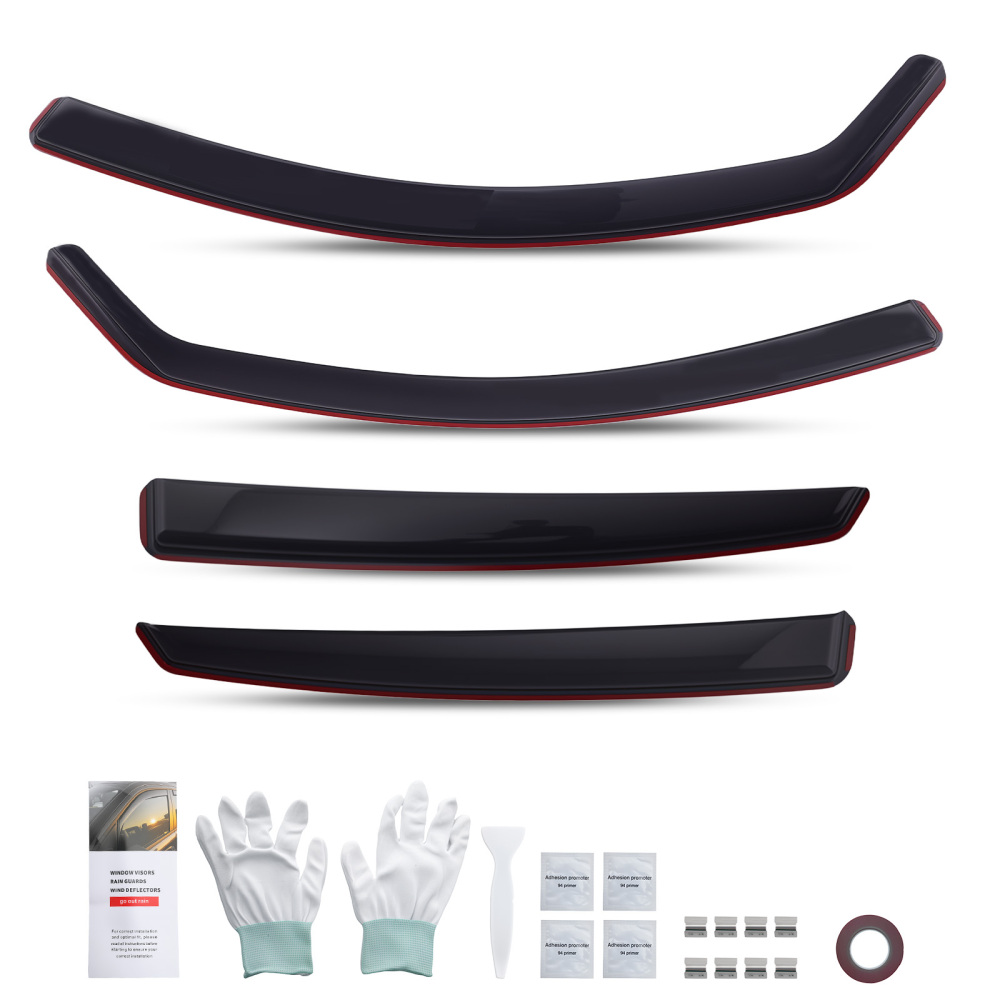 Weathershields compatible for Audi A6 C7 Saloon 2011-2018 Window Wind Deflectors Set