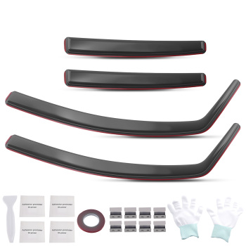 4pc Wind Deflectors Set compatible for Vauxhall Corsa D E 5-Door 2006-2019 In-Channel