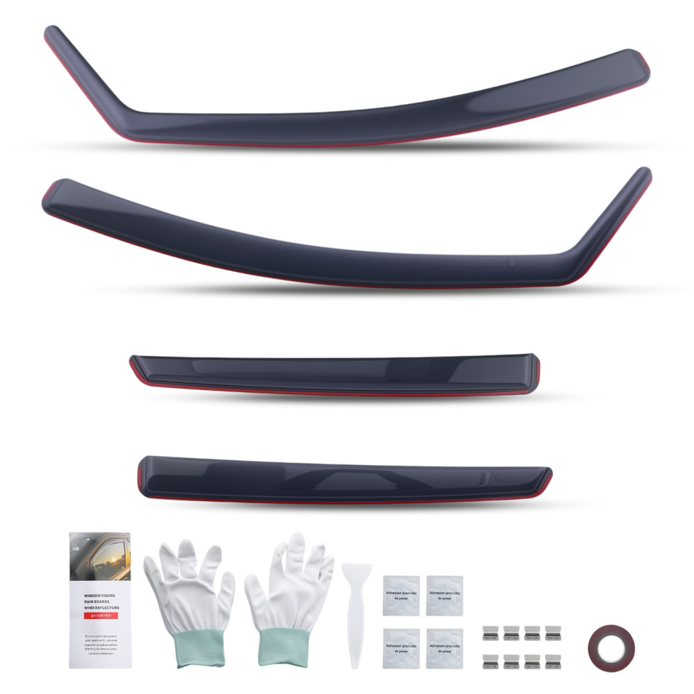 4pc Wind Rain Deflectors compatible for Ford Fiesta 5-Door 2017-2023 Window Visors