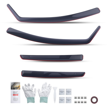 4pc Wind Rain Deflectors compatible for Ford Fiesta 5-Door 2017-2023 Window Visors