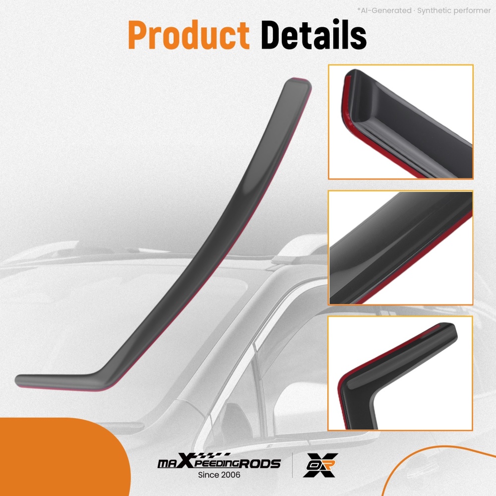 4pc Wind Rain Deflectors compatible for Ford Fiesta 5-Door 2017-2023 Window Visors