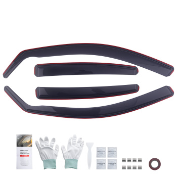 4Pcs Wind Deflectors compatible for BMW 3 Series G20 4-Door 2019-2024 Rain Guards