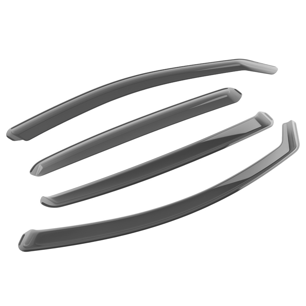 4pcs Wind Deflectors compatible for Honda Jazz MK3 5 Door 2015-2020 Rain Guards
