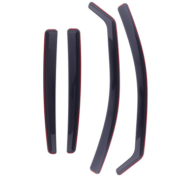 Side Window Wind Deflectors compatible for Hyundai IONIQ 2017-2021 Rain Shields Smoke 4pc