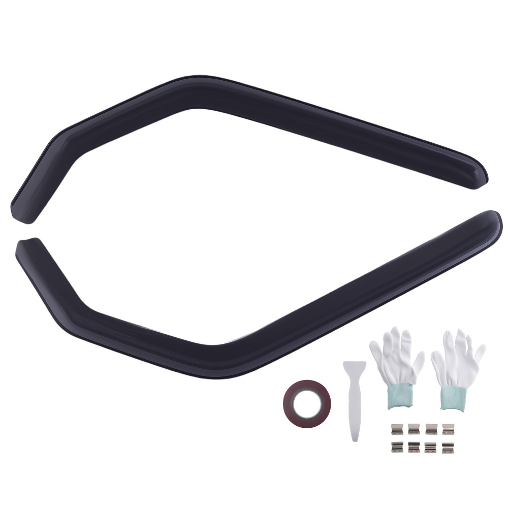 Acrylic Front Wind Deflectors compatible for Suzuki Jimny 1998-2018 3-Door Rain Guard
