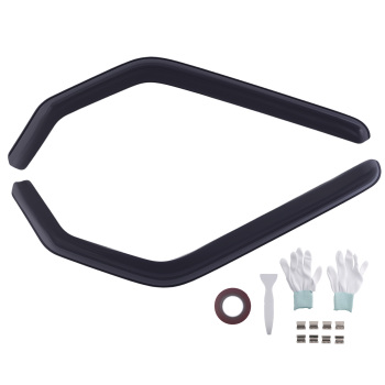Acrylic Front Wind Deflectors compatible for Suzuki Jimny 1998-2018 3-Door Rain Guard