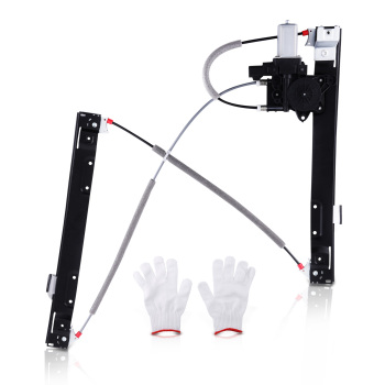Window Regulator Complete Set compatible for Jaguar XF 08-15 Front LH RH with Motors