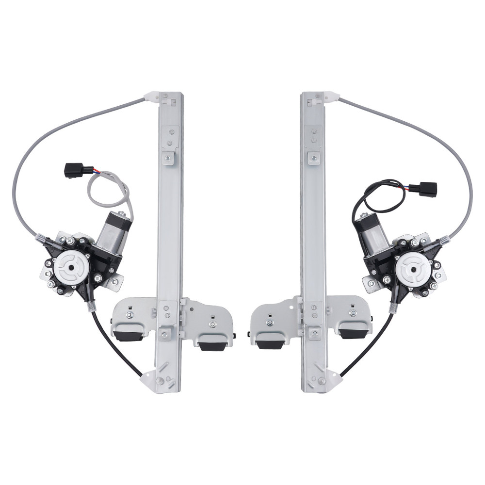 2x Rear LeftRight Window RegulatorMotor Assembly compatible for Hummer H2 2003-2009