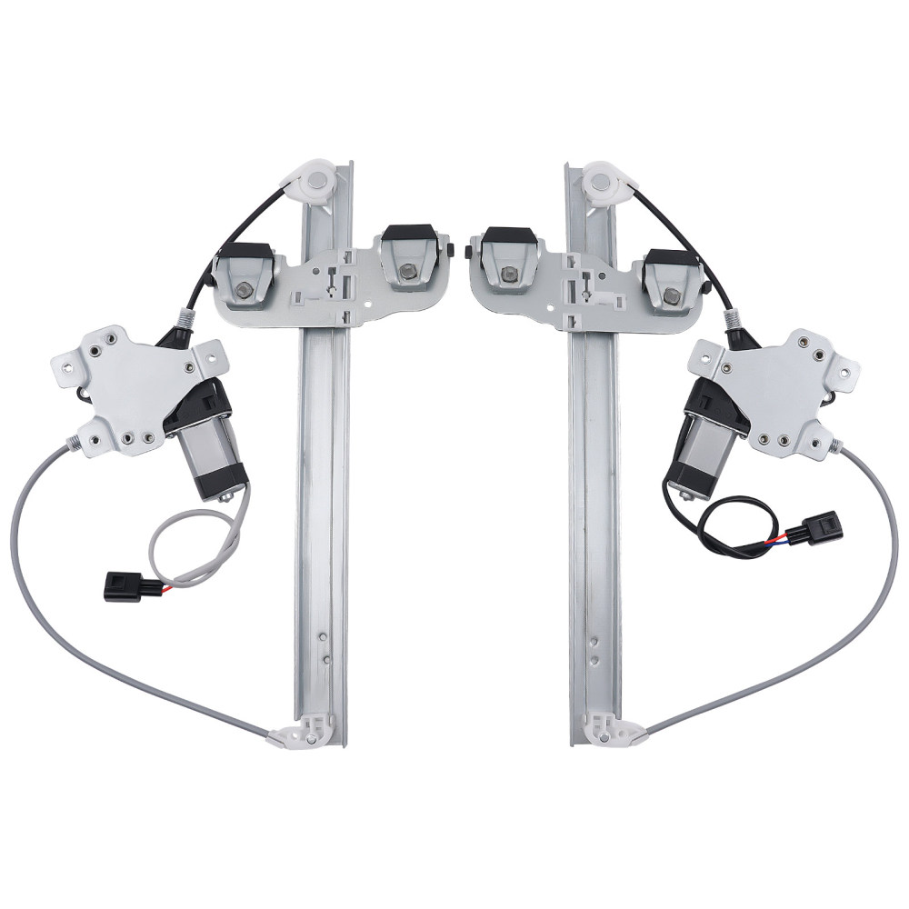 2x Rear LeftRight Window RegulatorMotor Assembly compatible for Hummer H2 2003-2009