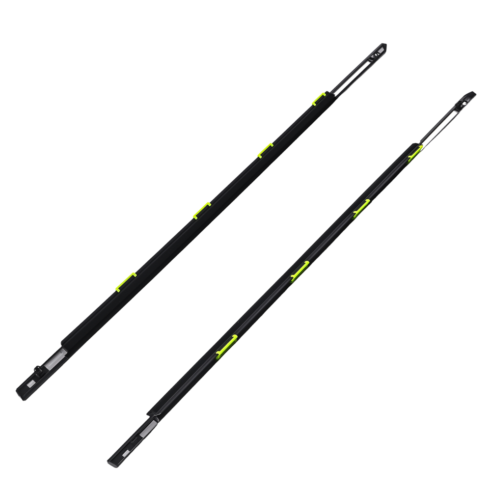 4PCS For 1996-2000 compatible for Honda Civic DX 4D Window Trim Glass Door Belt Rubber Black