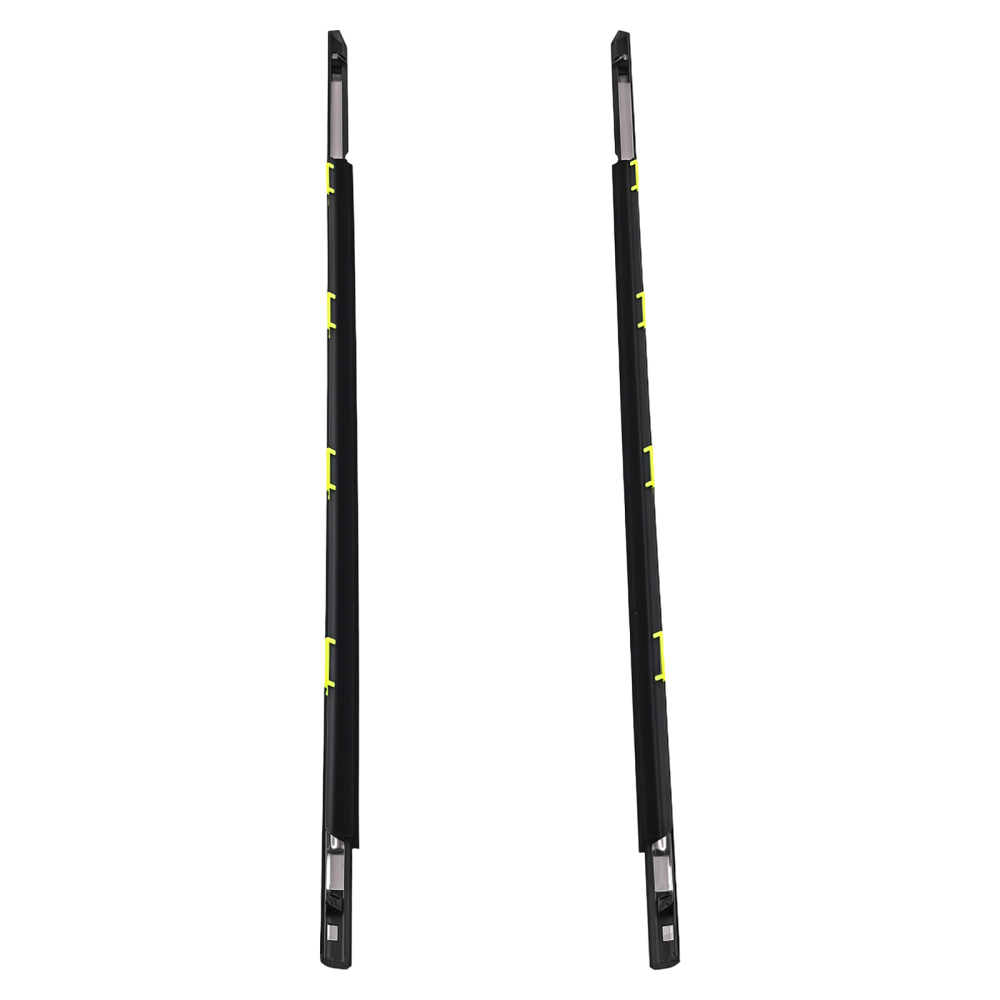 4PCS For 1996-2000 compatible for Honda Civic DX 4D Window Trim Glass Door Belt Rubber Black