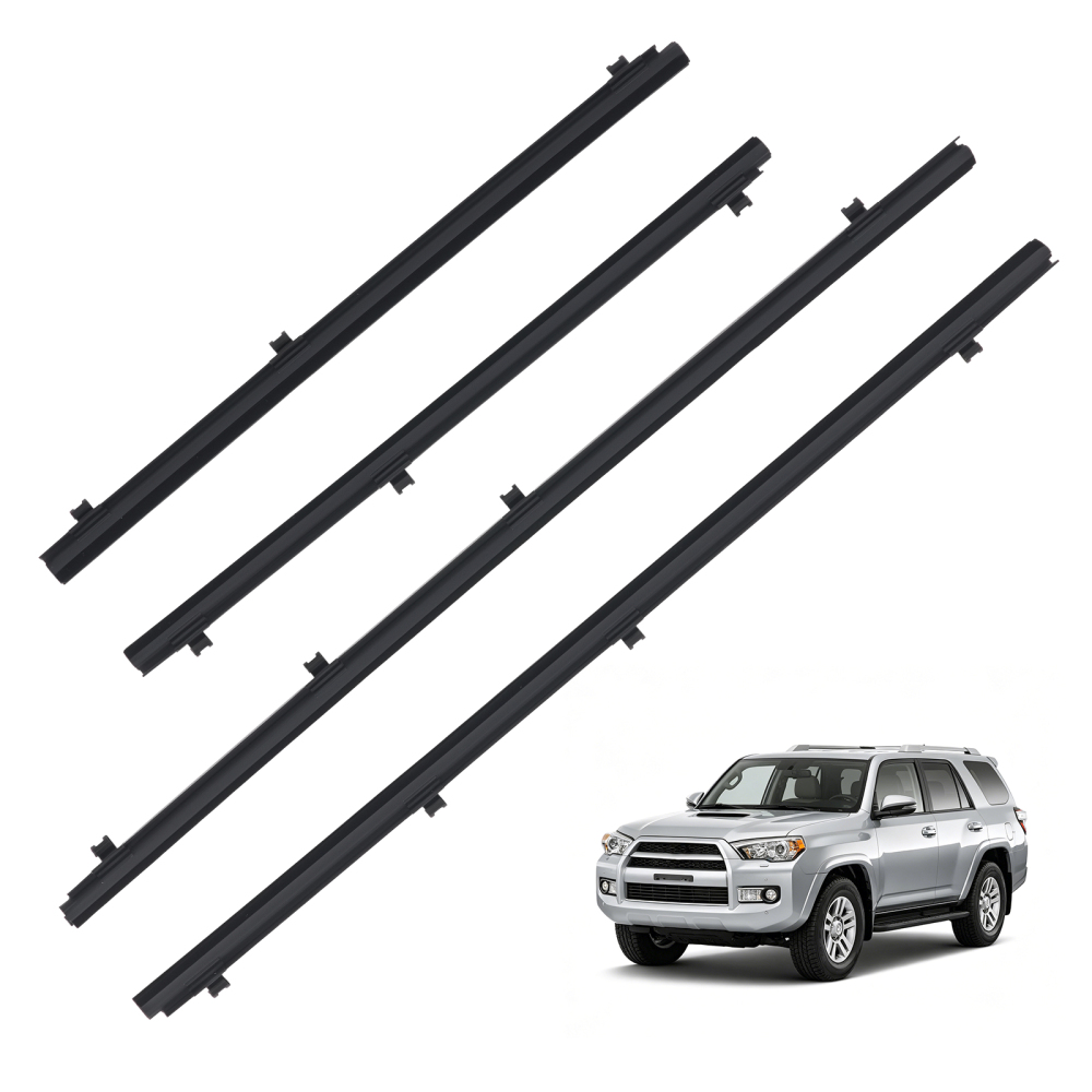 Door Weatherstrip Set compatible for Lexus GX460 2010-2020 68172-60080 Front Rear