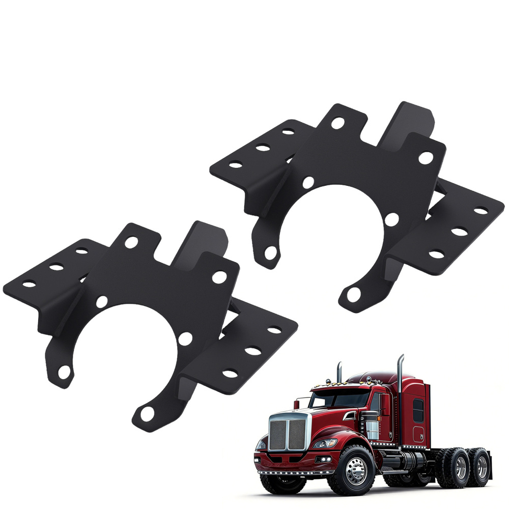 2 PCS Body Rack compatible for Kenworth T660 07-2020 Steel Black Frame Powder Coated Mount