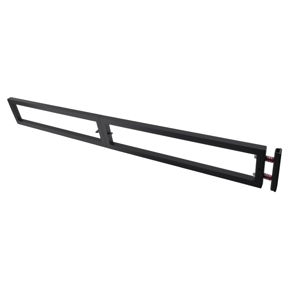 Aluminum Bed Cargo Organizer compatible for Ford F-150 2015-2026 Matte Black