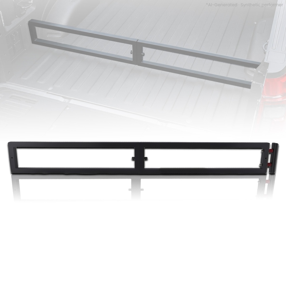 Aluminum Bed Cargo Organizer compatible for Ford F-150 2015-2026 Matte Black
