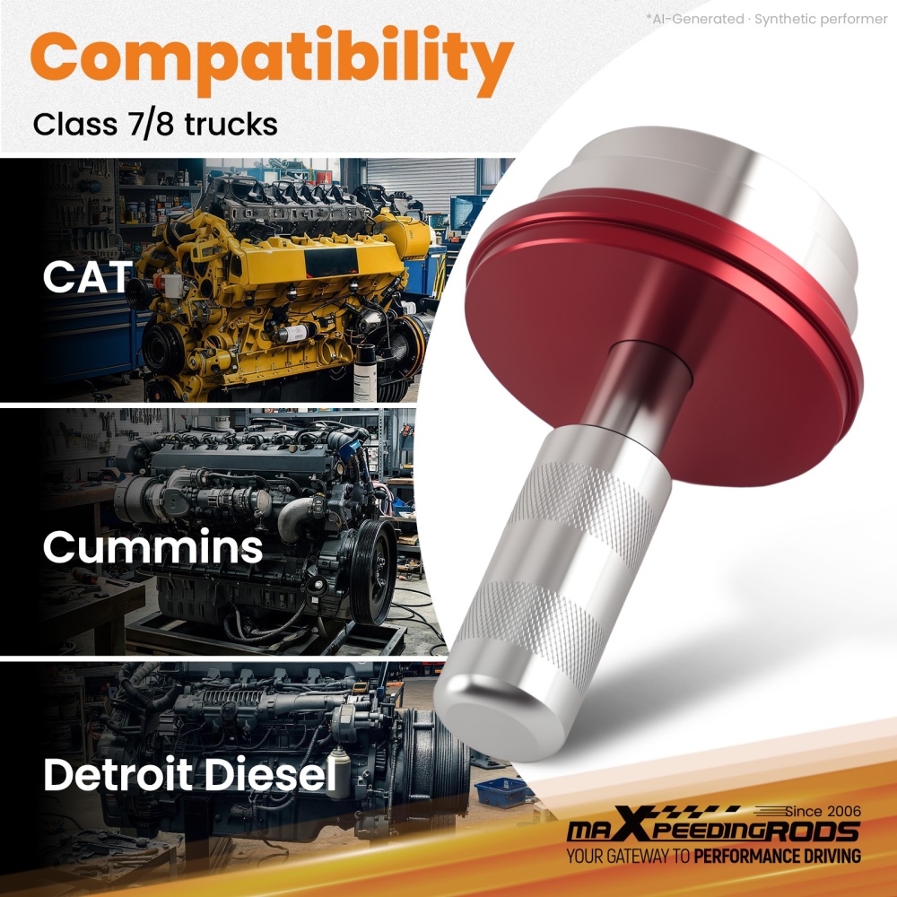 Aluminum Engine Seal Tool compatible for Cat Cummins Detroit Diesel Heavy Trucks