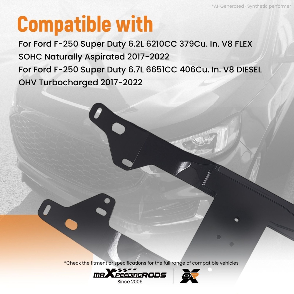 5th Wheel/Gooseneck Hitch Prep Package compatible for Ford F250/F350/F550 2017-2022