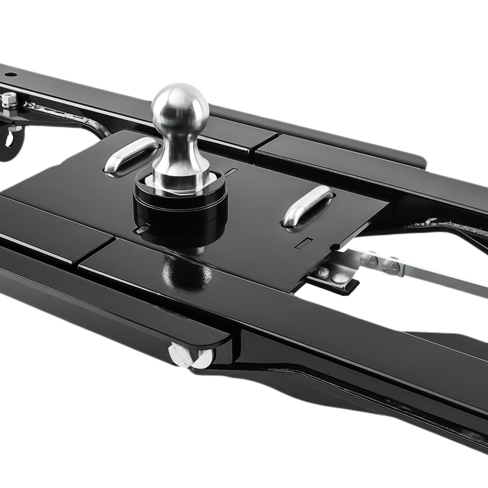 30000lb Rated Gooseneck Hitch compatible for Ford F-250 F-350 F-450 2023-2026 Black
