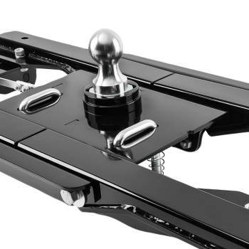 30000lb Rated Gooseneck Hitch compatible for Ford F-250 F-350 F-450 2023-2026 Black