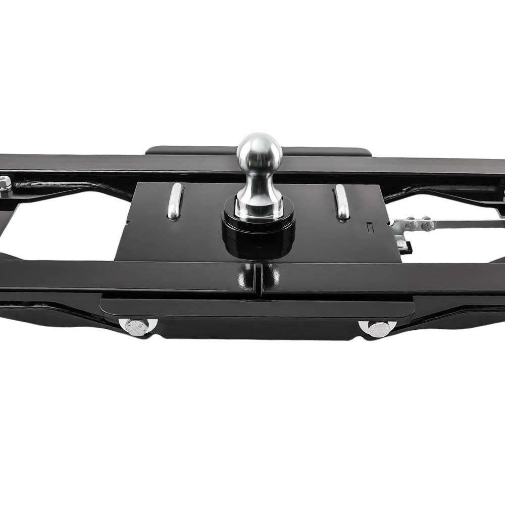 30000lb Rated Gooseneck Hitch compatible for Ford F-250 F-350 F-450 2023-2026 Black