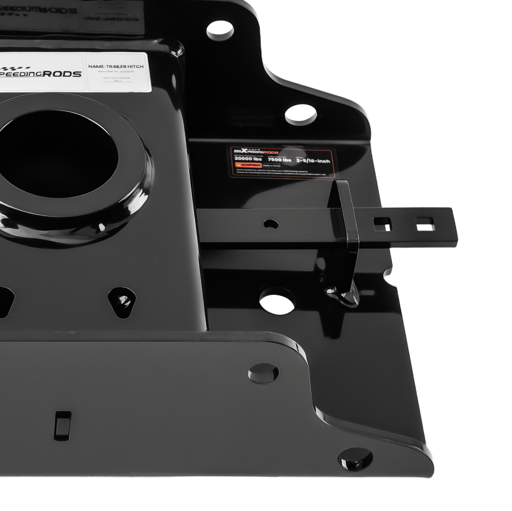 30000lb Rated Gooseneck Hitch compatible for Ford F-250 F-350 F-450 2023-2026 Black