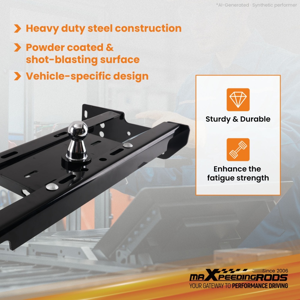 30000 LB Gooseneck Hitch compatible for Ford F-250/F-350 1999-2016