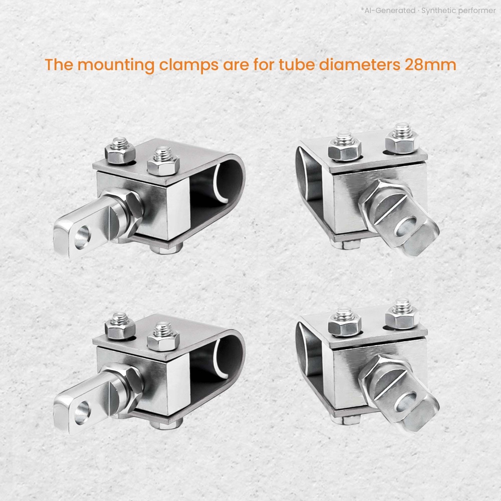 Sidecar Installation Kit compatible for Honda Yamaha 4 U-Clamp frame mount