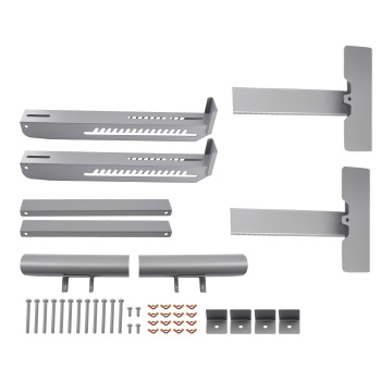 2x Ladder Jack Scaffold Extension Set 2-Rung up to 20 inch Stable Adjustable