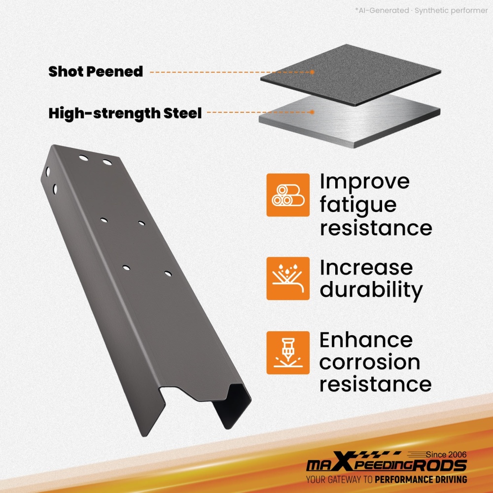 Rear Frame Repair Section for 1999-2014 compatible for Chevy SilveradoGMC compatible for Sierra 1500 Long Bed