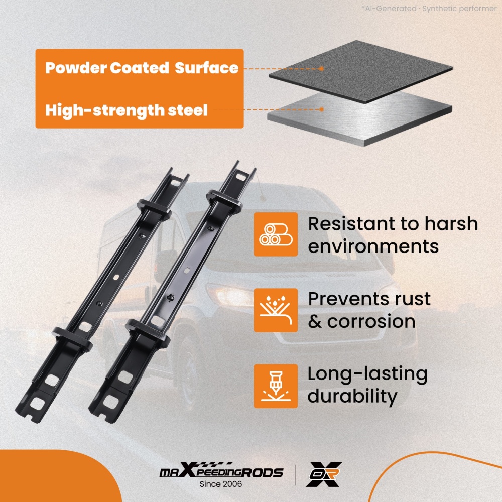 Steel Floor Track Bracket Kit compatible for Ford Transit 2 Person Bench 2015-2023