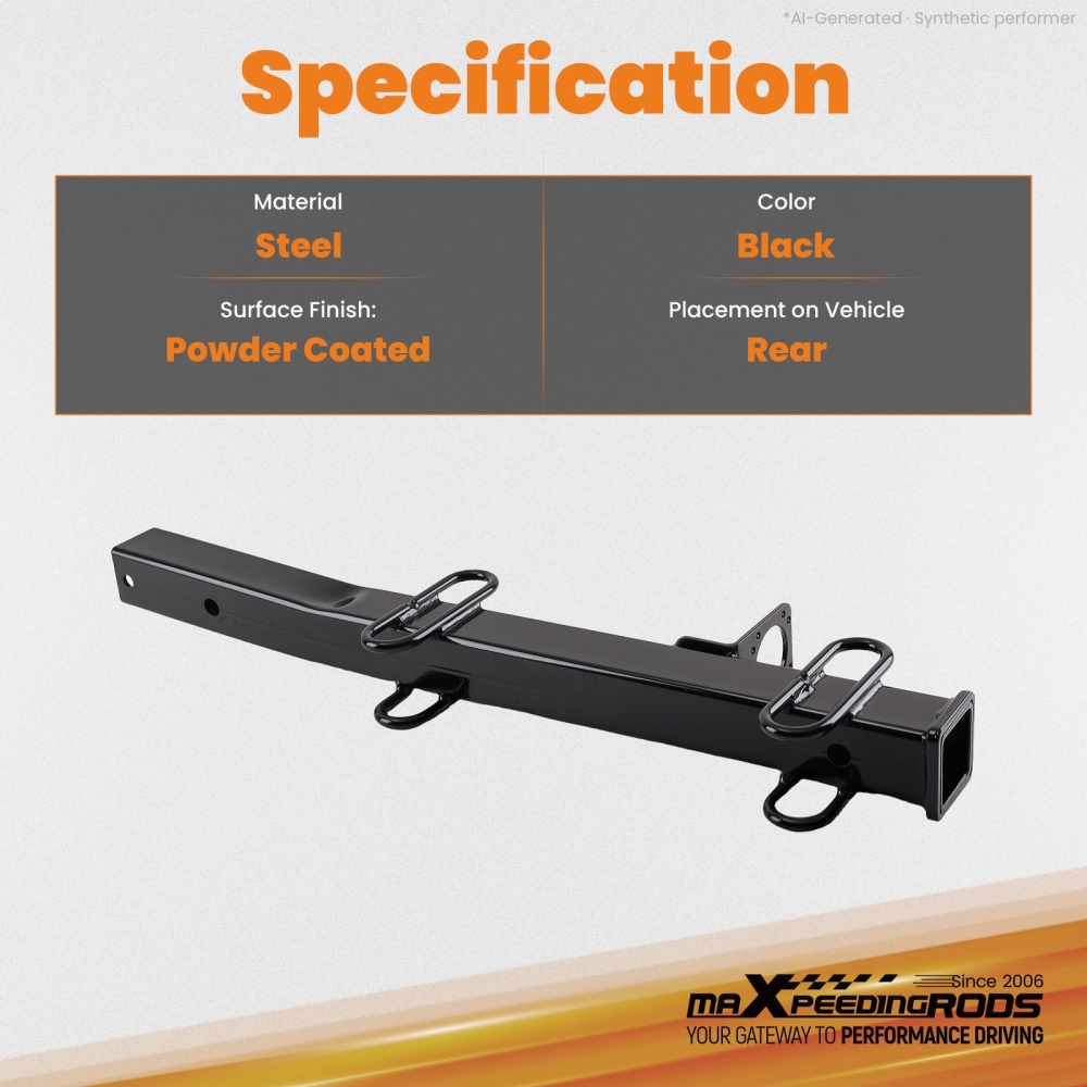 2.5 to 2 Receiver Trailer Hitch Adapter Extension Kit for Truck SUV ATV Rear